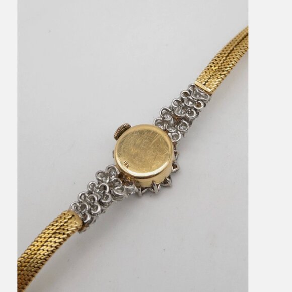 Vintage BLANCPAIN 3ct VS G Diamond Ladies 18k Yellow Gold Watch